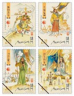 查看高清文学与人物  -  三国演义 二邮票图稿