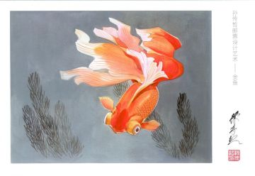 查看高清孙传哲邮票设计艺术邮资封片图稿