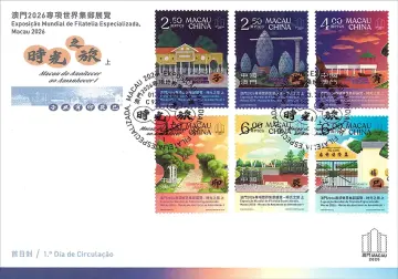 查看高清澳门 2026 专项世界集邮展览——时光之旅 上邮资封片图稿